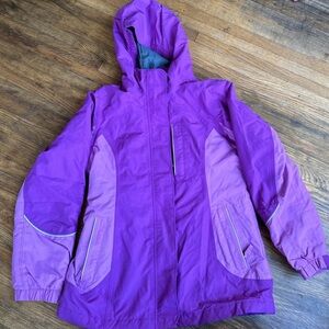 Lands' End Kids Purple Raincoat